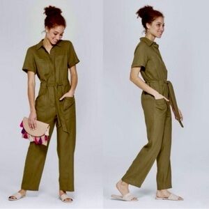 Olive green jumpsuit